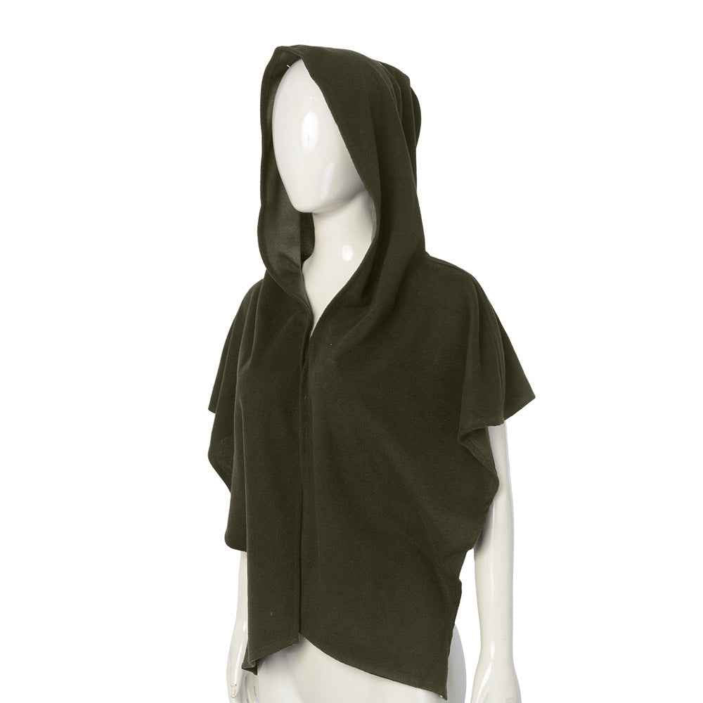 Medieval Hooded Cloak for Halloween Cosplay Knight Wizard Grim Reaper Short Cape-Casual Fashion - The Artisan's Wardrobe