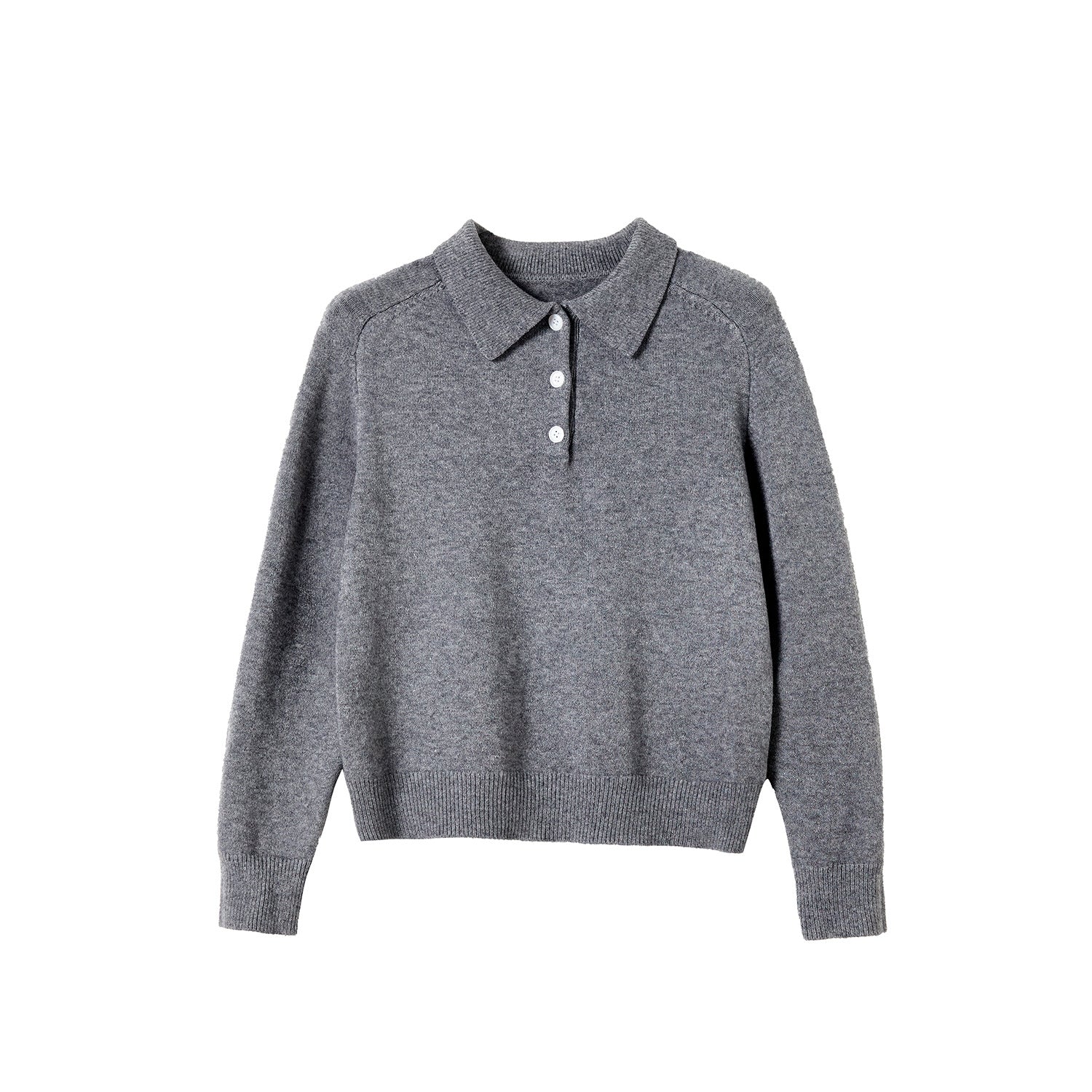 Autumn Knitwear Polo Neck Sweater for Petite Women - Style Early Thick Long Sleeve Short Crop Top-Casual Fashion - The Artisan's Wardrobe