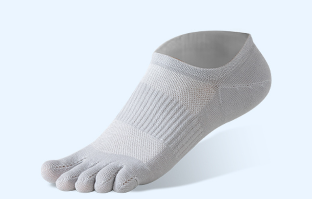 Pure Cotton Five Finger Socks - Antibacterial Breathable Mesh Boat Socks for Men, Sweat Absorbent for Running and Sports-Casual Fashion - The Artisan's Wardrobe