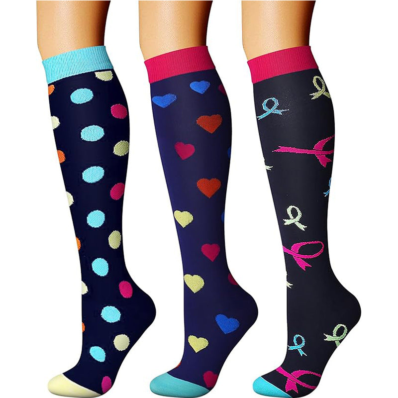 Sports Compression Socks for Skipping Rope, Cycling, and Athletic Performance-Casual Fashion - The Artisan's Wardrobe