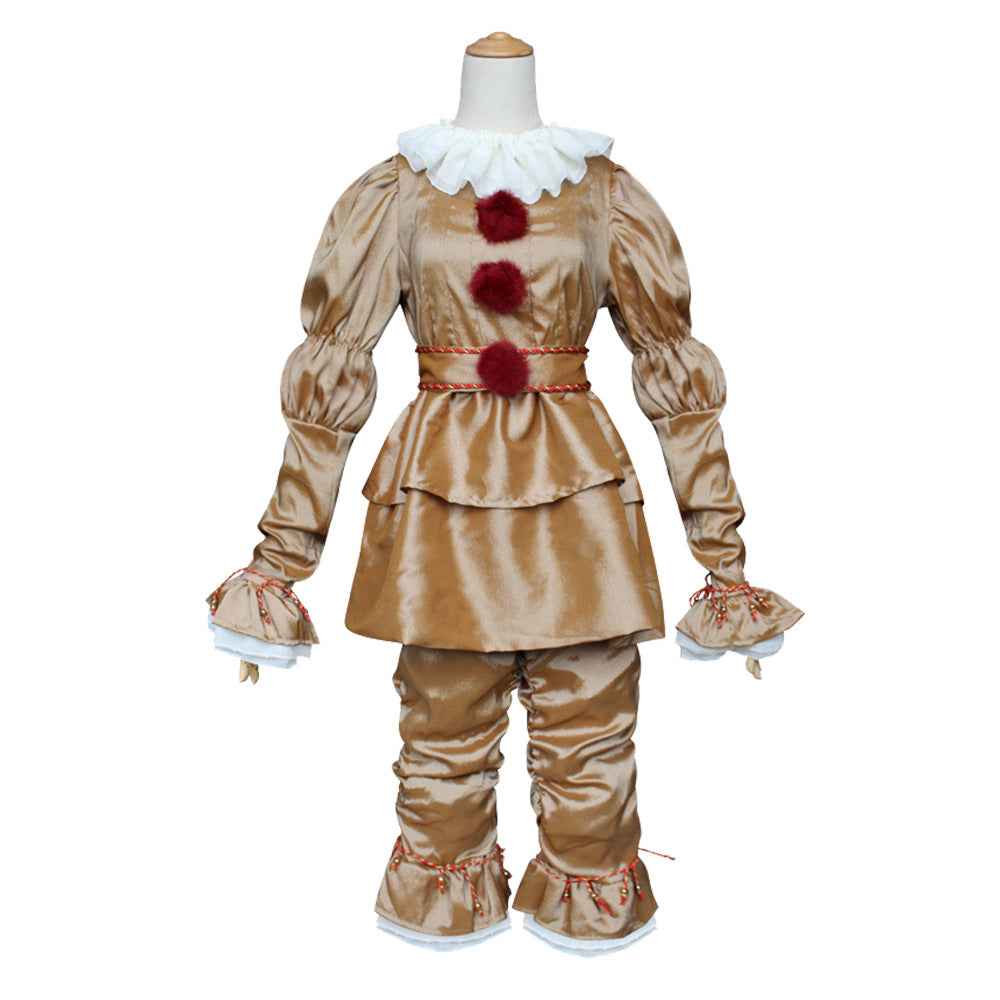 Halloween Clown Costume Luxury Pennywise Clown Costume for Adults - Cosplay Party Props and Movie Dress Up Accessories-Casual Fashion - The Artisan's Wardrobe