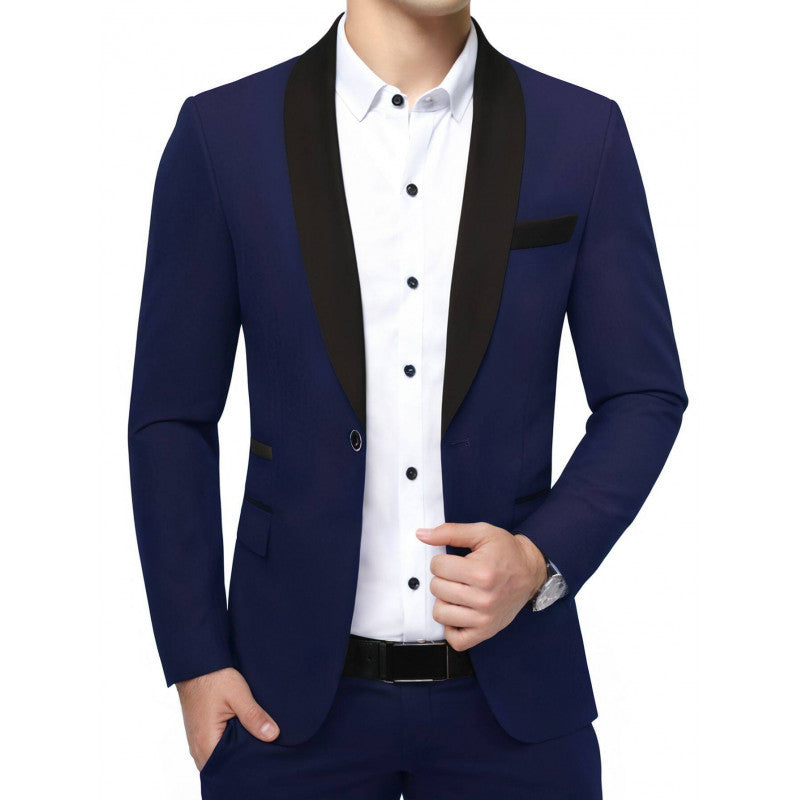 Men's Suit Jacket for Banquet, Business Blazer-Casual Fashion - The Artisan's Wardrobe