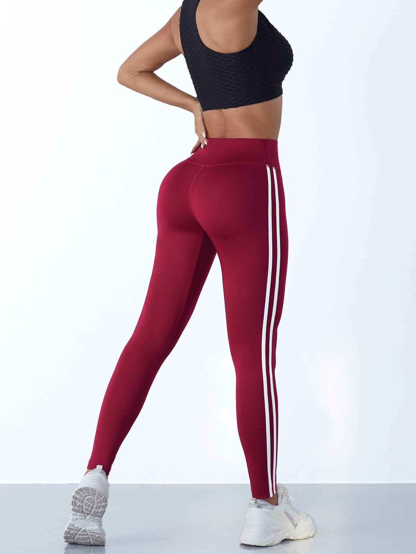 High Waisted Yoga Leggings for Women - Slim Fit, Hip Lifting Fitness Pants for Spring and Summer Outdoor Wear-Casual Fashion - The Artisan's Wardrobe