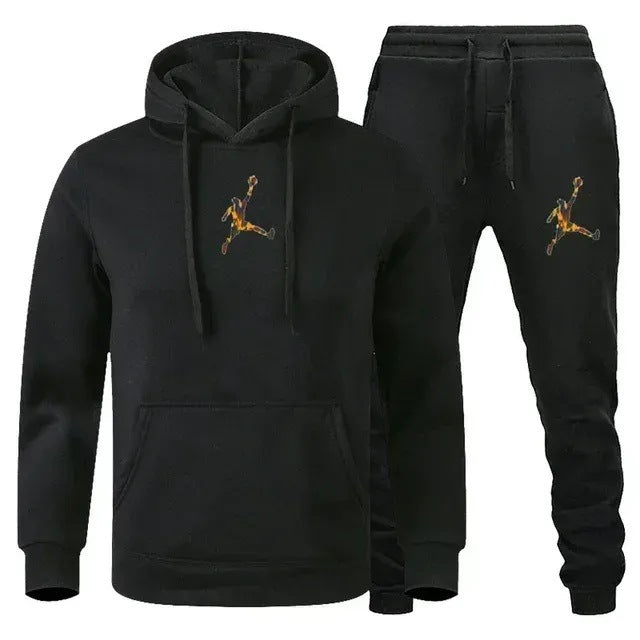 European and American new sports men's hoodie set sports hoodie-Casual Fashion - The Artisan's Wardrobe