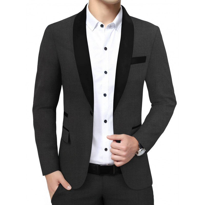 Men's Suit Jacket for Banquet, Business Blazer-Casual Fashion - The Artisan's Wardrobe