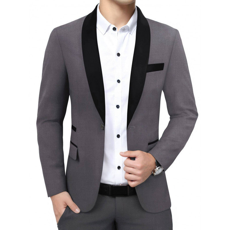 Men's Suit Jacket for Banquet, Business Blazer-Casual Fashion - The Artisan's Wardrobe