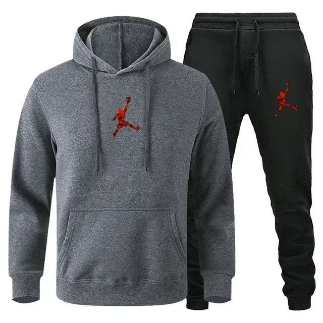 European and American new sports men's hoodie set sports hoodie-Casual Fashion - The Artisan's Wardrobe