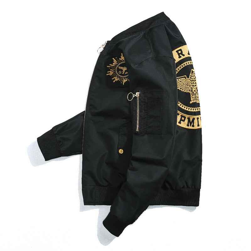 Jacket Unisex Baseball Jacket Youth Thin Men's Flight Jacket Trendy-Casual Fashion - The Artisan's Wardrobe