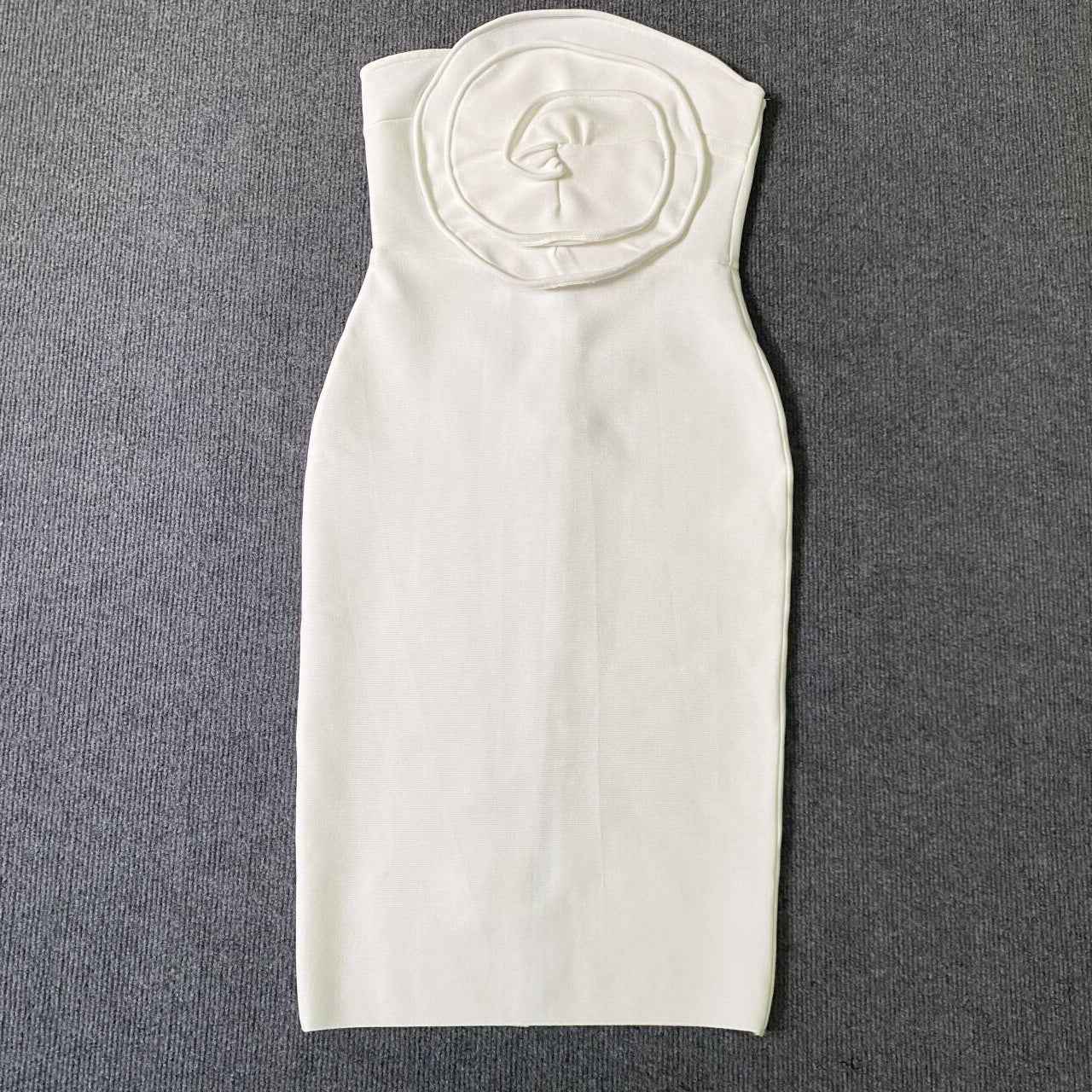 Sexy white floral bandage dress socialite party dress French dress-Casual Fashion - The Artisan's Wardrobe