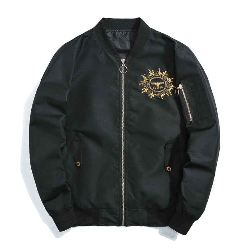 Jacket Unisex Baseball Jacket Youth Thin Men's Flight Jacket Trendy-Casual Fashion - The Artisan's Wardrobe