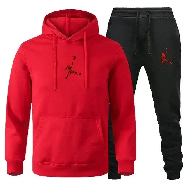 European and American new sports men's hoodie set sports hoodie-Casual Fashion - The Artisan's Wardrobe