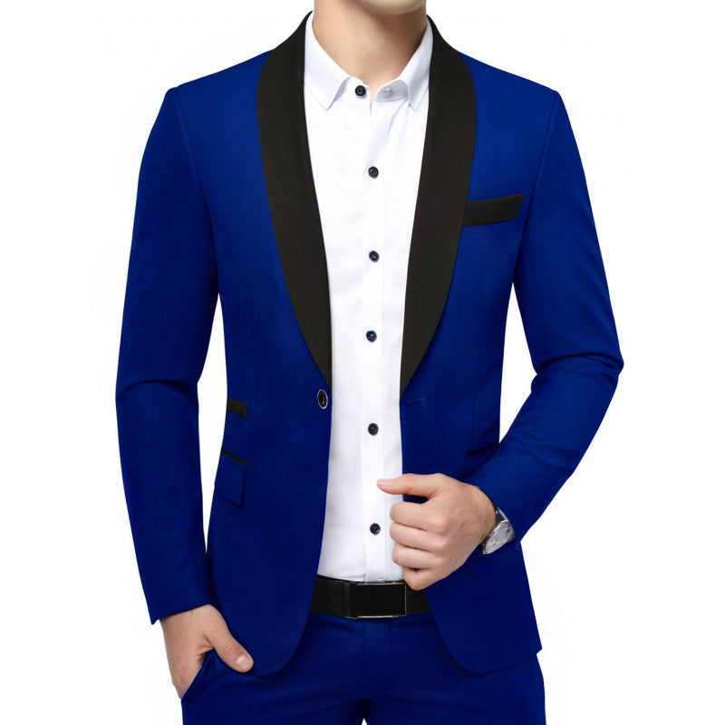 Men's Suit Jacket for Banquet, Business Blazer-Casual Fashion - The Artisan's Wardrobe