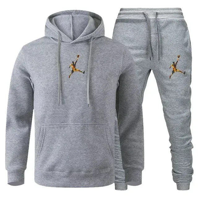 European and American new sports men's hoodie set sports hoodie-Casual Fashion - The Artisan's Wardrobe