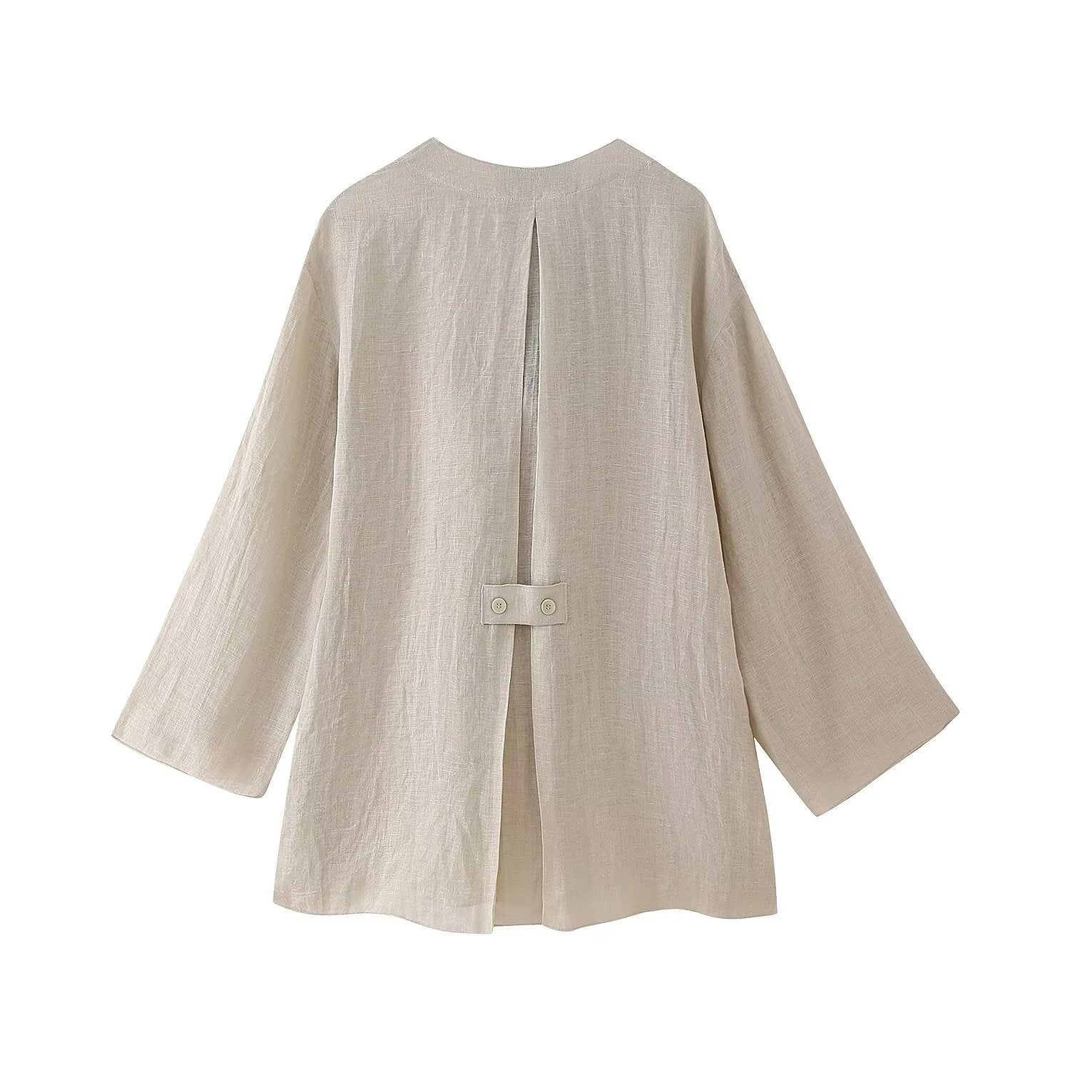 Spring Split Suit Jacket Wide Pants - Stylish New Look for Spring-Casual Fashion - The Artisan's Wardrobe