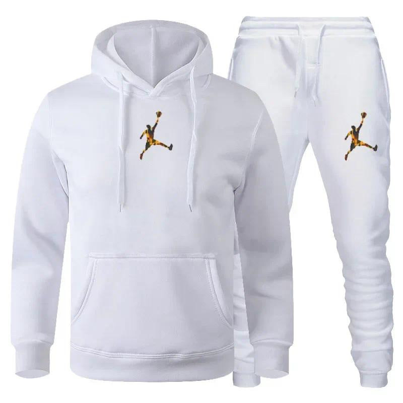 European and American new sports men's hoodie set sports hoodie-Casual Fashion - The Artisan's Wardrobe
