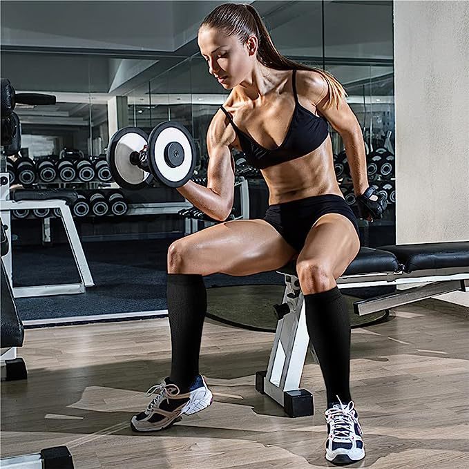 Sports Compression Socks for Skipping Rope, Cycling, and Athletic Performance-Casual Fashion - The Artisan's Wardrobe