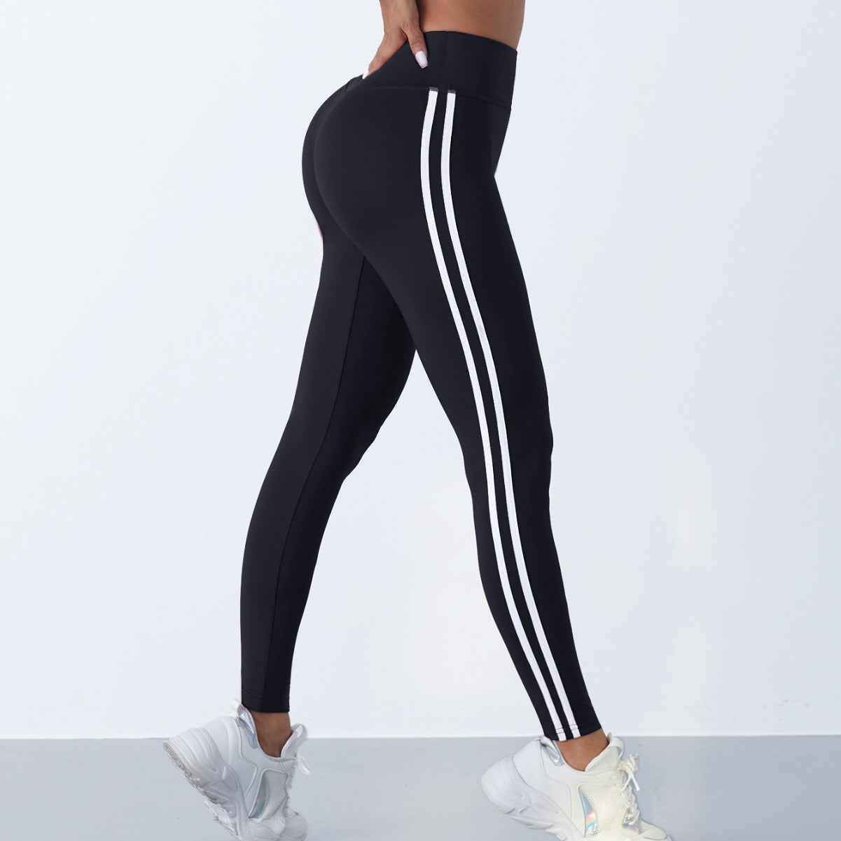 High Waisted Yoga Leggings for Women - Slim Fit, Hip Lifting Fitness Pants for Spring and Summer Outdoor Wear-Casual Fashion - The Artisan's Wardrobe