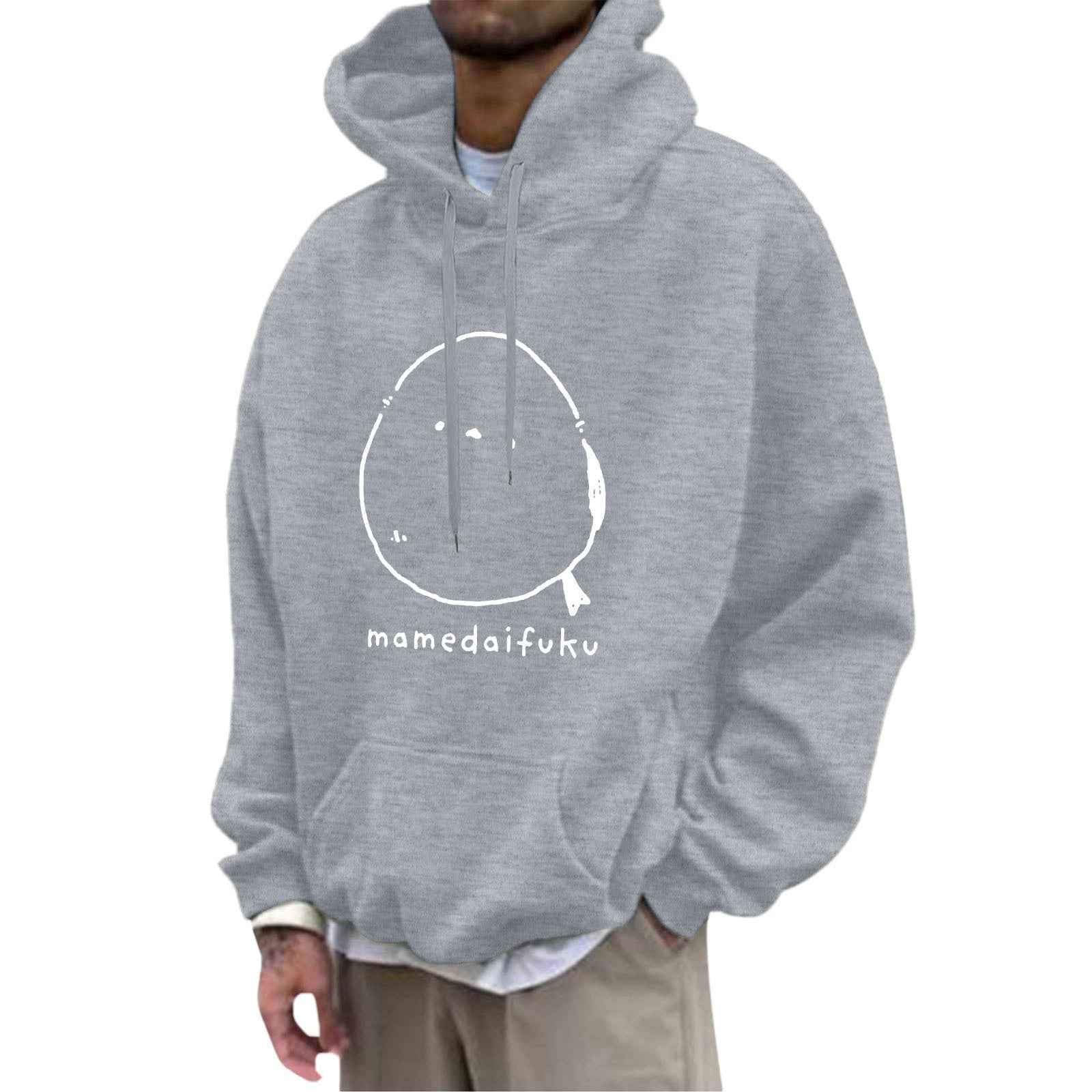 Fleece Hoodie with Pocket Drawstring and Plain Color Letter Print-Casual Fashion - The Artisan's Wardrobe