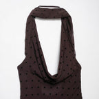 Versatile Mesh Polka Dot Dress - Long Scarf Style for Effortless Elegance-Casual Fashion - The Artisan's Wardrobe