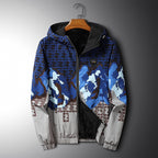 Men's Hooded Velvet Jacket - Casual Cotton Blend Couple's Jacket In Stock on Amazon-Casual Fashion - The Artisan's Wardrobe