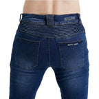 Motorcycle Racing Jeans - Shatterproof Off-Road Racing Rider Straight Pants-Casual Fashion - The Artisan's Wardrobe