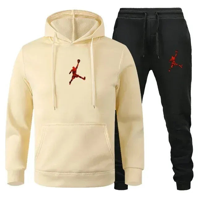 European and American new sports men's hoodie set sports hoodie-Casual Fashion - The Artisan's Wardrobe