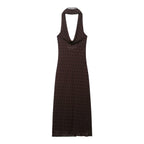 Versatile Mesh Polka Dot Dress - Long Scarf Style for Effortless Elegance-Casual Fashion - The Artisan's Wardrobe