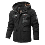 Men's Lightweight Waterproof Windbreaker Jacket - Spring and Autumn Hooded Outdoor Windproof Jacket for Hiking-Casual Fashion - The Artisan's Wardrobe