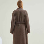 Couple Flannel Pajamas Casual European and American Loose Bathrobe Nightgown-Casual Fashion - The Artisan's Wardrobe