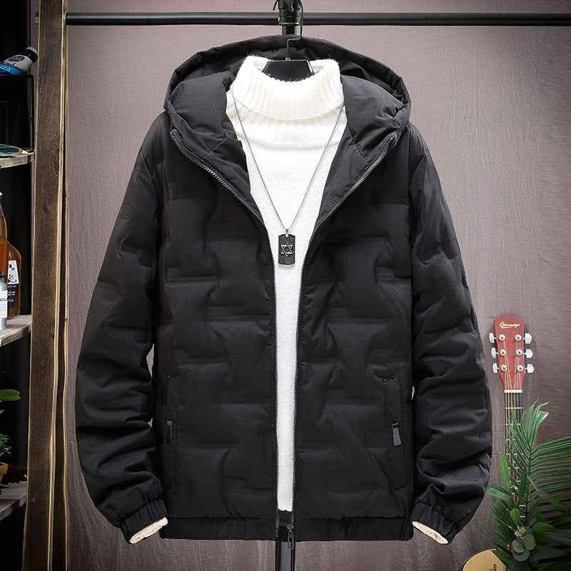 Men's Winter Cotton Jacket - Thick and Versatile Warm Short Jacket-Casual Fashion - The Artisan's Wardrobe