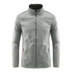 Summer Ice Silk Quick Drying Men's Sun Protection Jacket with Stand Up Collar for Outdoor Sports-Casual Fashion - The Artisan's Wardrobe