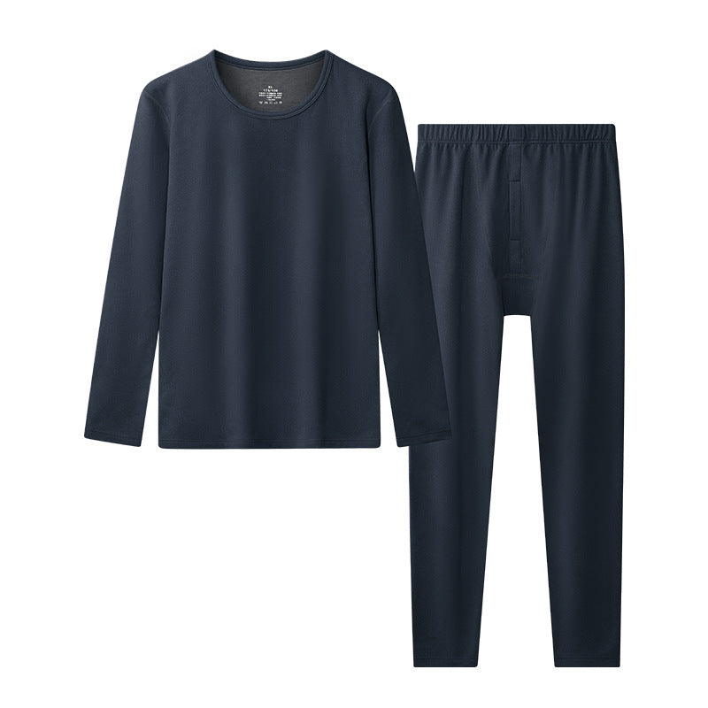 Derong Thermal Underwear Set for Men and Women - Thickened Flannel Autumn Clothes and Hot Winter Pants-Casual Fashion - The Artisan's Wardrobe