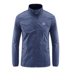 Summer Ice Silk Quick Drying Men's Sun Protection Jacket with Stand Up Collar for Outdoor Sports-Casual Fashion - The Artisan's Wardrobe