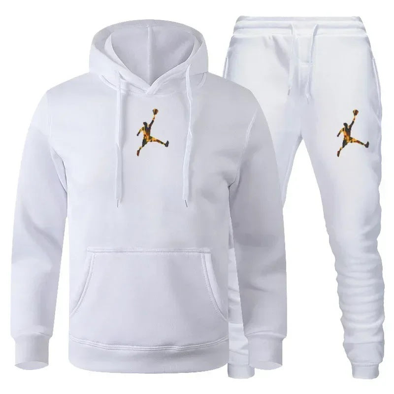 European and American new sports men's hoodie set sports hoodie-Casual Fashion - The Artisan's Wardrobe