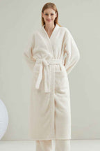 Couple Flannel Pajamas Casual European and American Loose Bathrobe Nightgown-Casual Fashion - The Artisan's Wardrobe