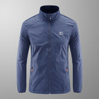 Summer Ice Silk Quick Drying Men's Sun Protection Jacket with Stand Up Collar for Outdoor Sports-Casual Fashion - The Artisan's Wardrobe