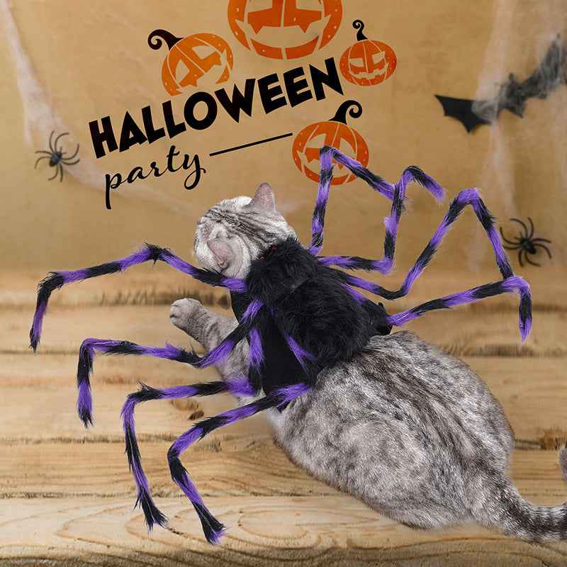 Halloween Pet Clothes Spider Costume: Transform Your Dog with Fun and Festive Style-Casual Fashion - The Artisan's Wardrobe