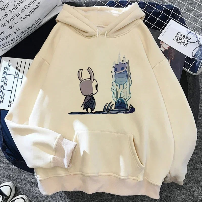 Hollow Knight Grunge Hoodie for Men | Korean Ulzzang Y2K Aesthetic Fashion-Casual Fashion - The Artisan's Wardrobe