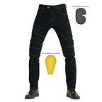 Motorcycle Racing Jeans - Shatterproof Off-Road Racing Rider Straight Pants-Casual Fashion - The Artisan's Wardrobe