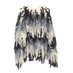 European and American Retro Knitted Cardigan Sweater - Loose Fit Cape Style Medium Long Jacket-Casual Fashion - The Artisan's Wardrobe