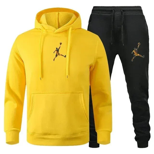 European and American new sports men's hoodie set sports hoodie-Casual Fashion - The Artisan's Wardrobe