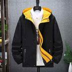 Men's Hooded Workwear Jacket - Casual Fashion Trend Japanese Style-Casual Fashion - The Artisan's Wardrobe