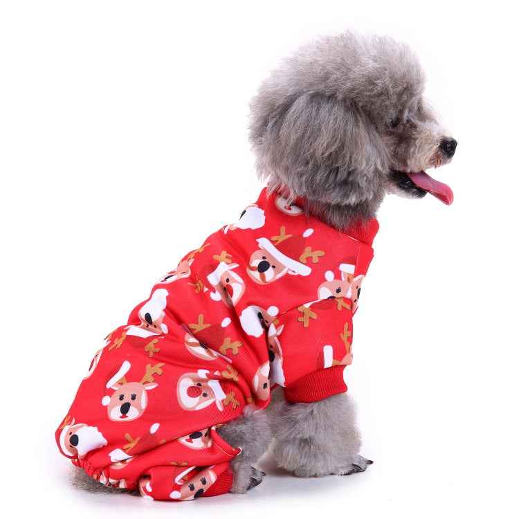 Christmas Pet Clothes for Outdoor Dog Walking – Festive Pet Supplies-Casual Fashion - The Artisan's Wardrobe