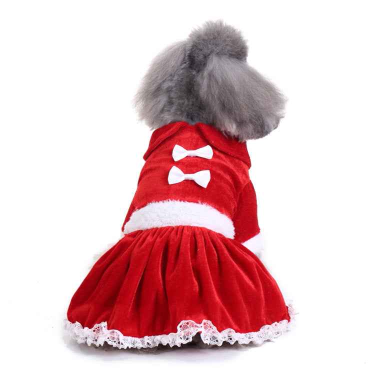 Christmas Pet Clothes for Outdoor Dog Walking – Festive Pet Supplies-Casual Fashion - The Artisan's Wardrobe