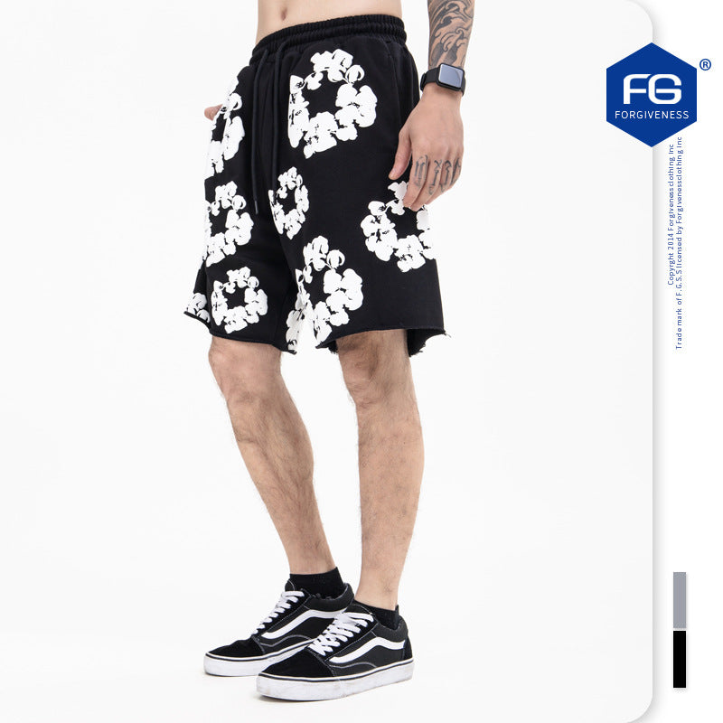 Men's Hip Hop Casual Shorts Set for Trendy High Street Style-Casual Fashion - The Artisan's Wardrobe