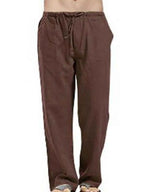 Men's Plus Size Drawstring Pants - Straight Leg Full Size Comfort-Casual Fashion - The Artisan's Wardrobe