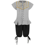 Halloween Children's Pirate Costume for Cosplay and Caribbean Party Performance-Casual Fashion - The Artisan's Wardrobe