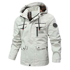 Men's Lightweight Waterproof Windbreaker Jacket - Spring and Autumn Hooded Outdoor Windproof Jacket for Hiking-Casual Fashion - The Artisan's Wardrobe