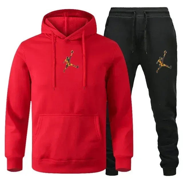 European and American new sports men's hoodie set sports hoodie-Casual Fashion - The Artisan's Wardrobe
