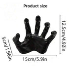 Gothic Halloween Wall Decor: 12-Pack Bat Sticker Wall Hangings with Spooky Hands & Lit Candles-Casual Fashion - The Artisan's Wardrobe